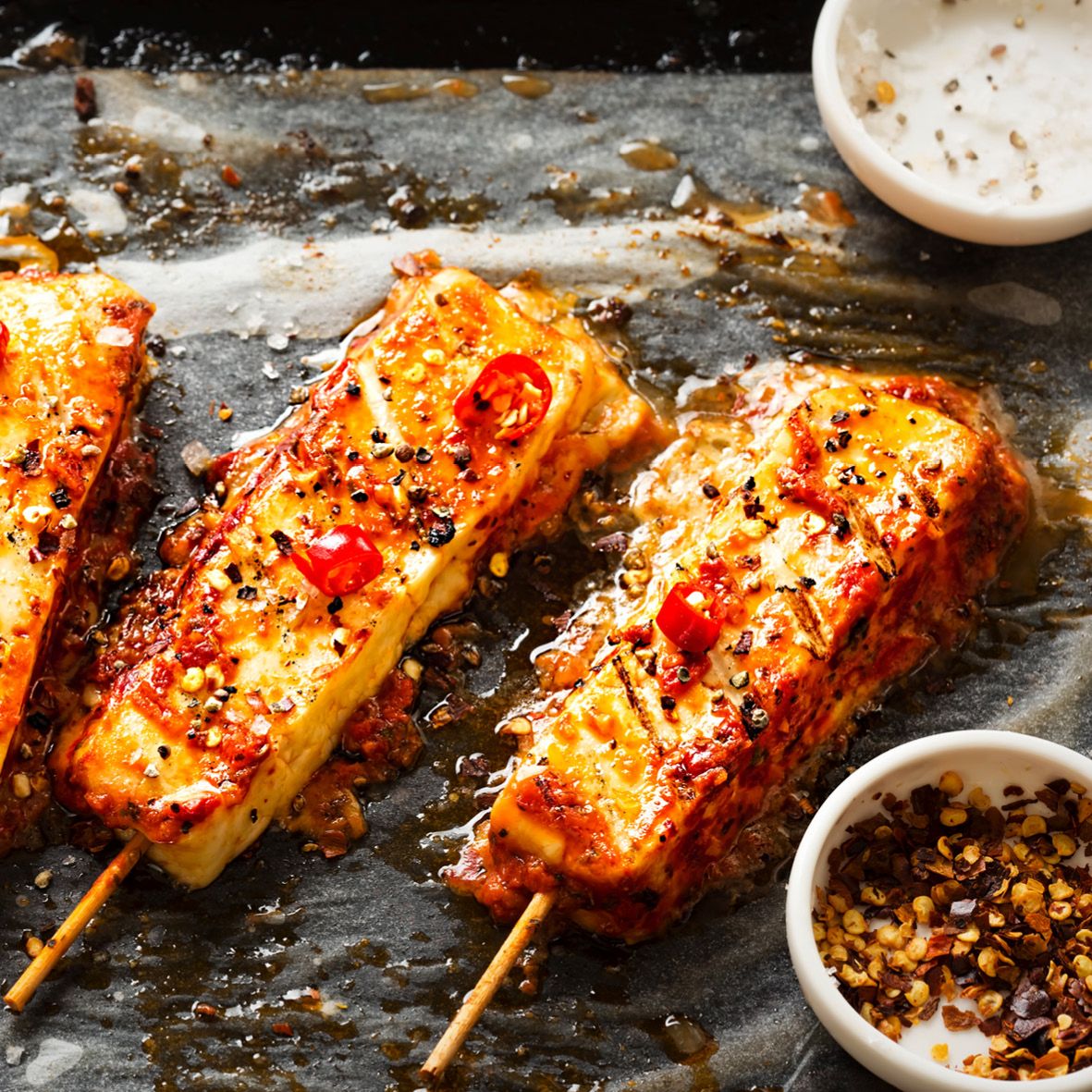 Halloumi skewers sale