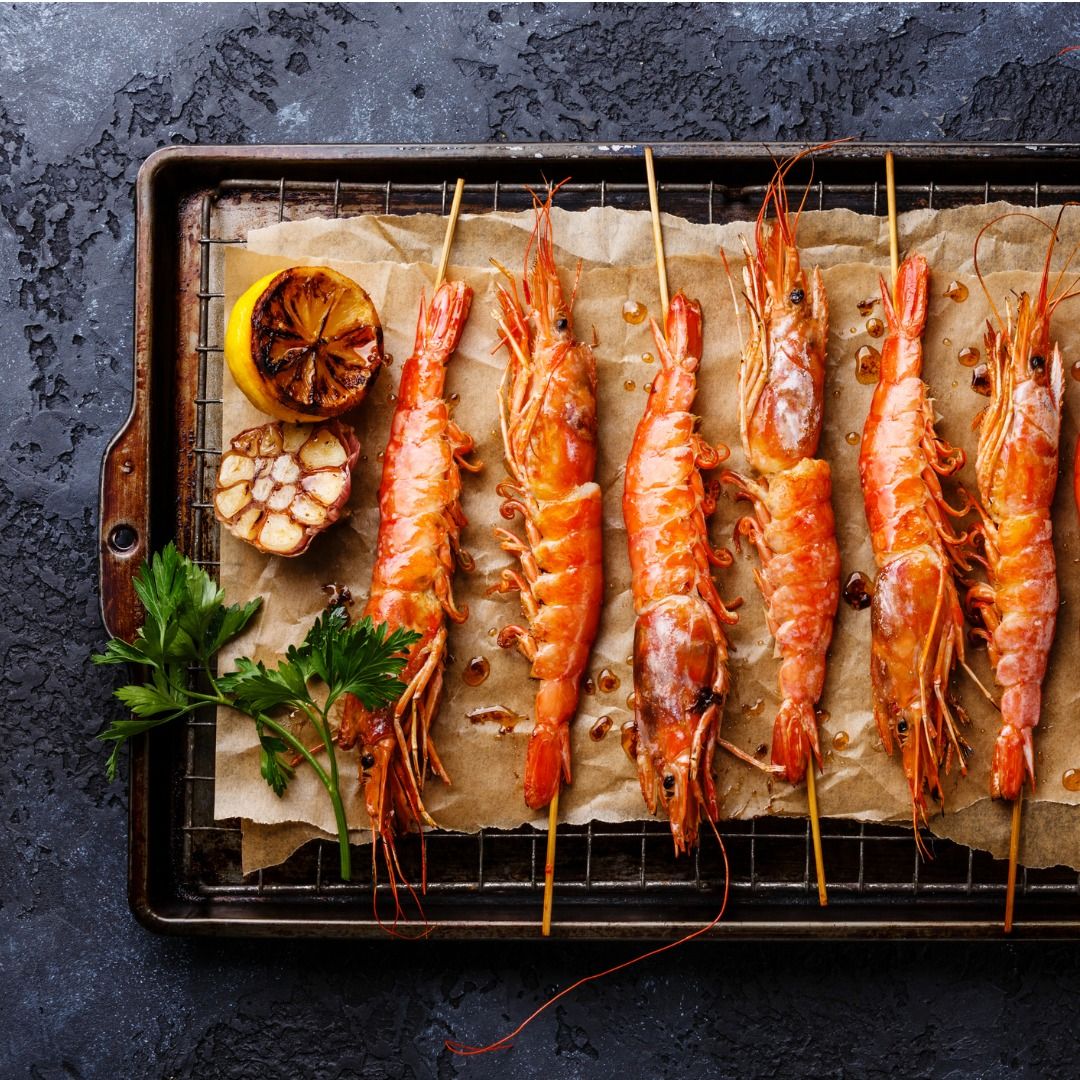 Bbq prawn clearance skewers