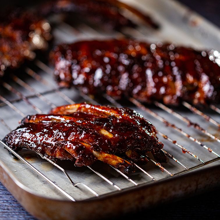 Honey Whiskey Glazed Ribs