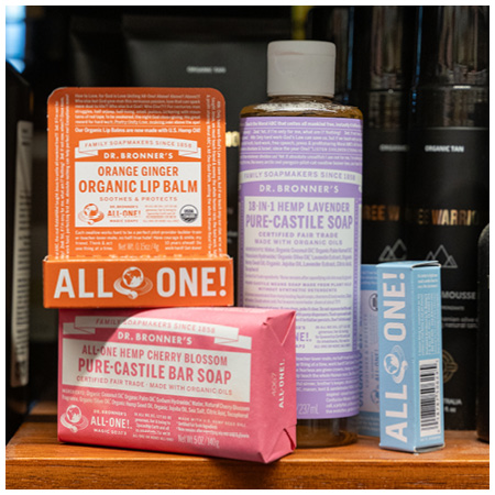 Dr Bronner’s products are currently sold at Hill Street Sandy Bay, West Hobart, Devonport and New Town. 