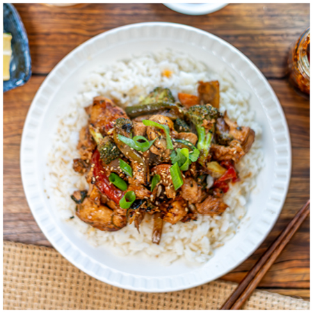Chicken Stir Fry Korean Barbecue 