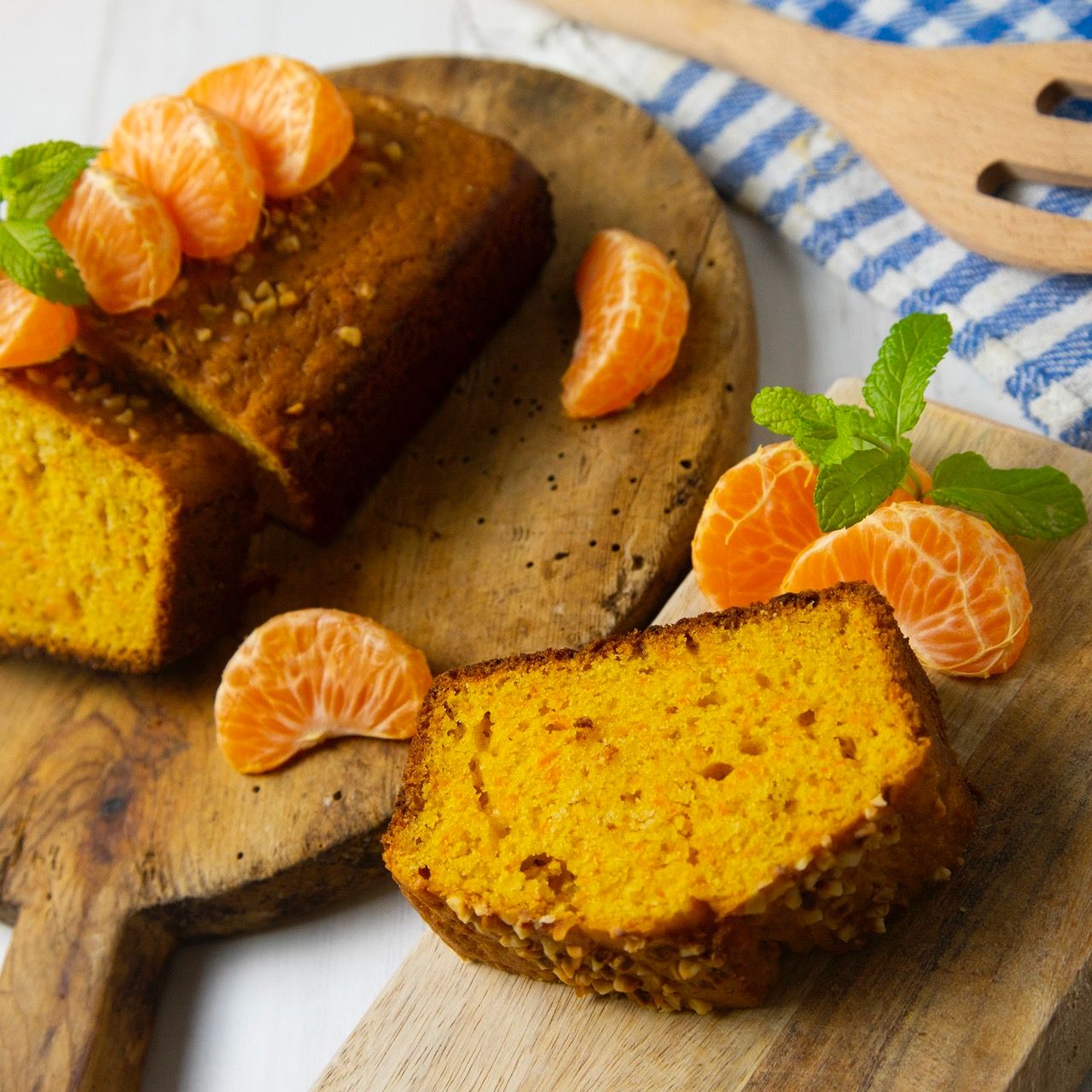 Wholemeal Mandarin and Carrot Loaf Cake