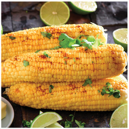 Mexican corn on the cob