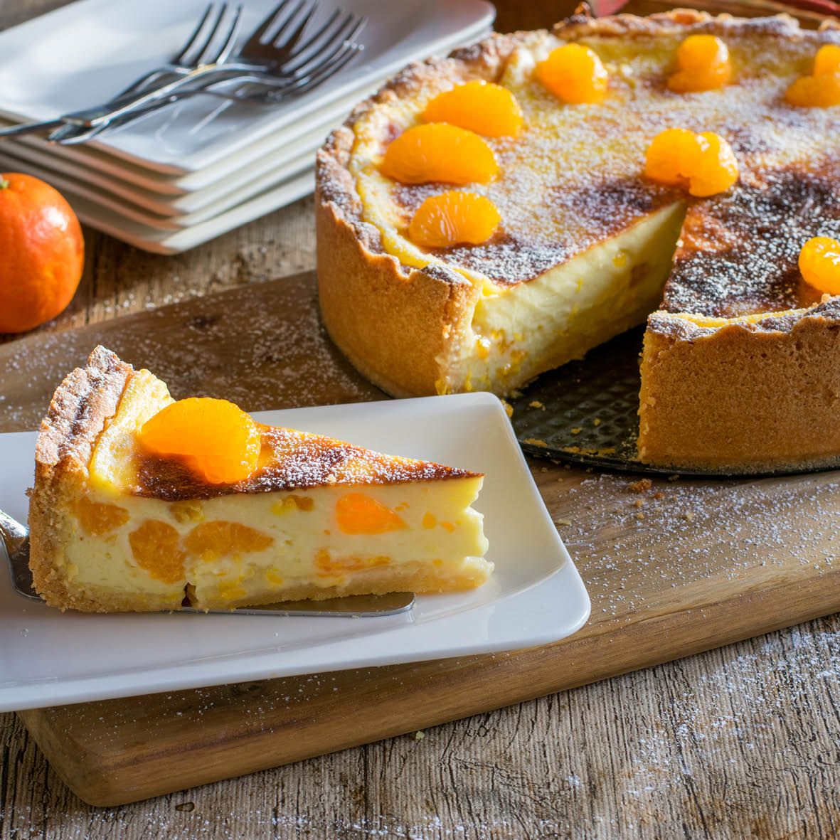 Bramley Apple & Custard Cake - Something Sweet Something Savoury