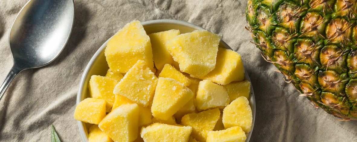 How To: Freeze Pineapple {For Delicious Fruit All Year!} - crave the good