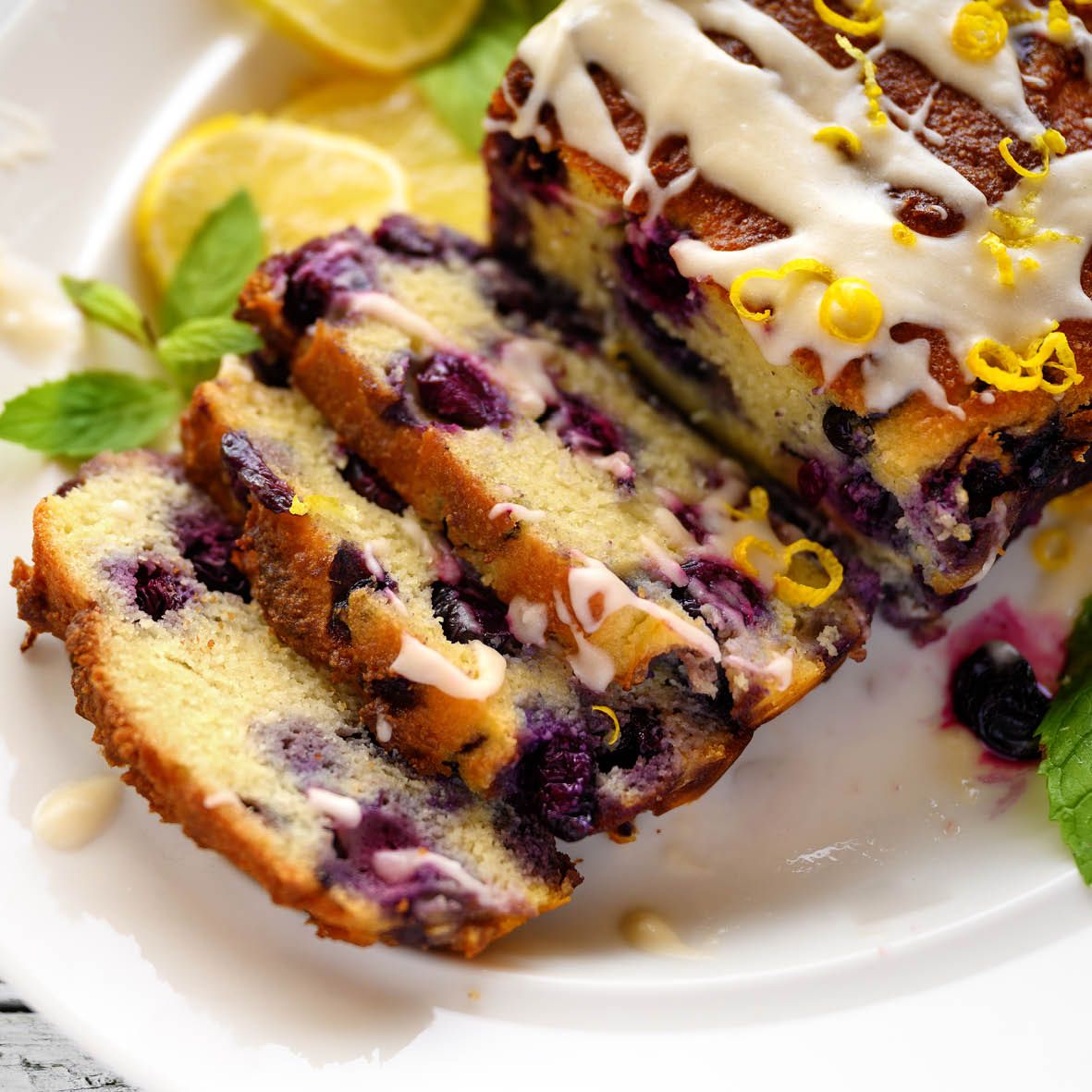 Lemon Blueberry Cake - The Recipe Rebel