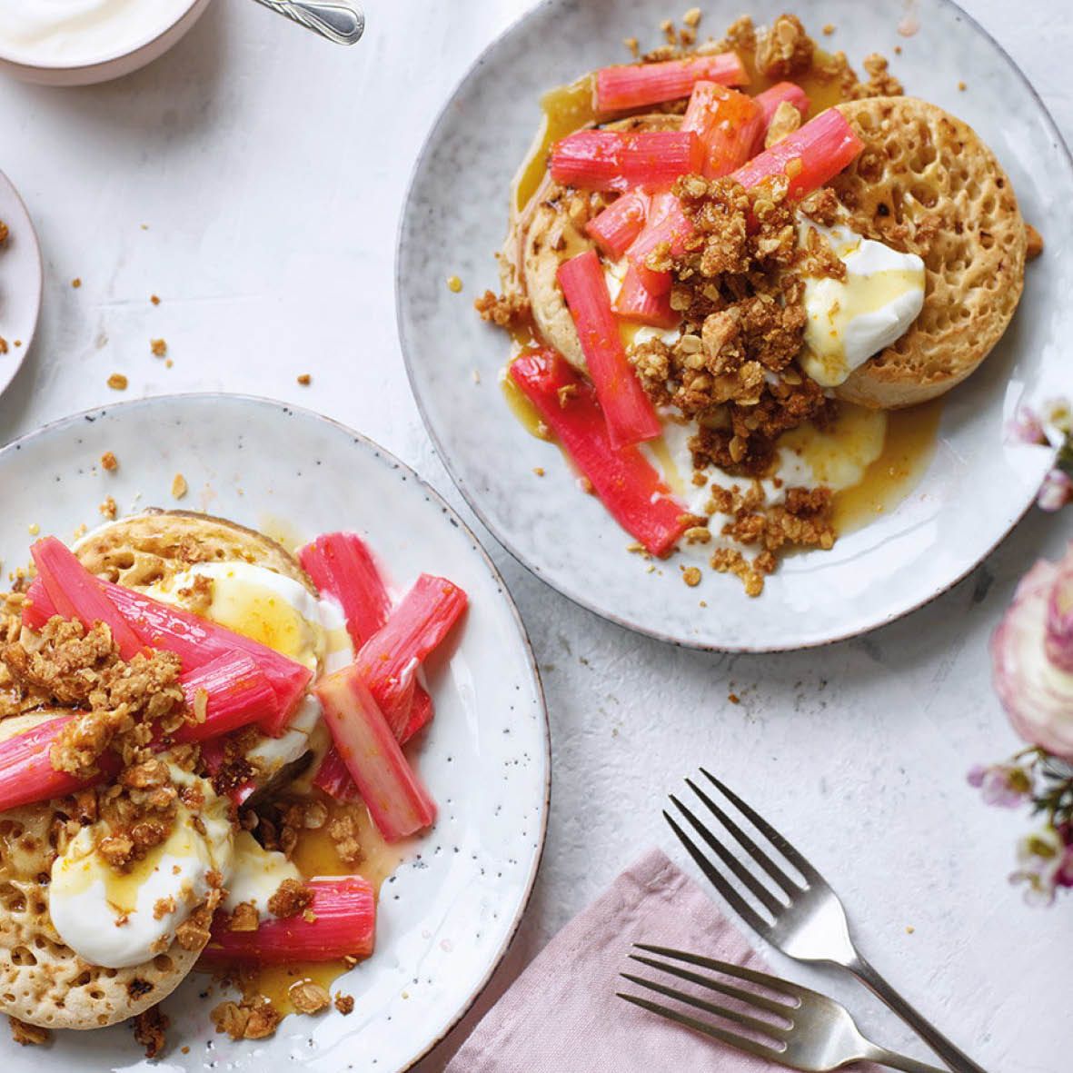 Rhubarb crumpets with almond crumb.jpg