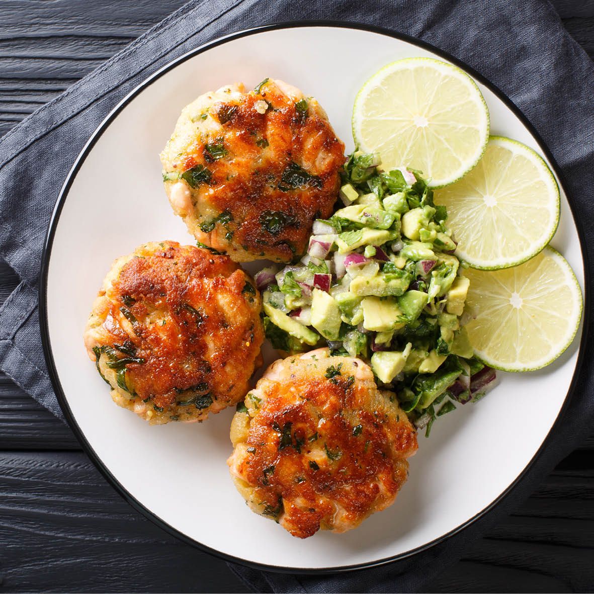 Salmon & Sweet Potato Cakes - Just Jessie B