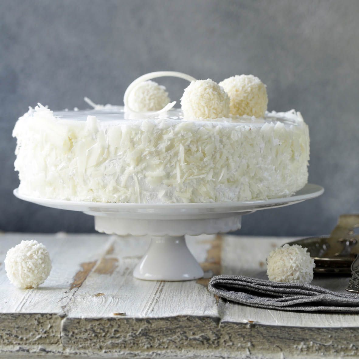 White Chocolate Coconut Bundt Cake