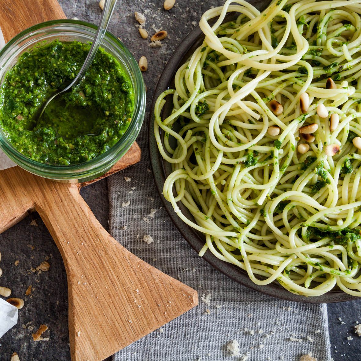 Basil Pesto Pasta