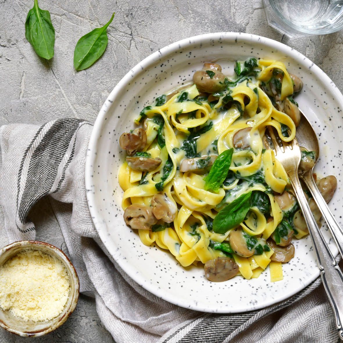 Creamy Tagliatelle with Mushrooms and Baby Spinach.jpg