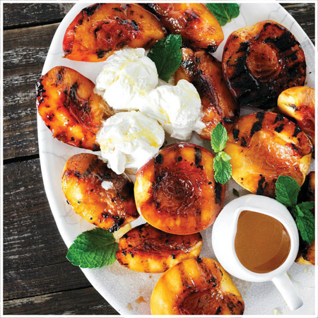  Honey Grilled Peaches