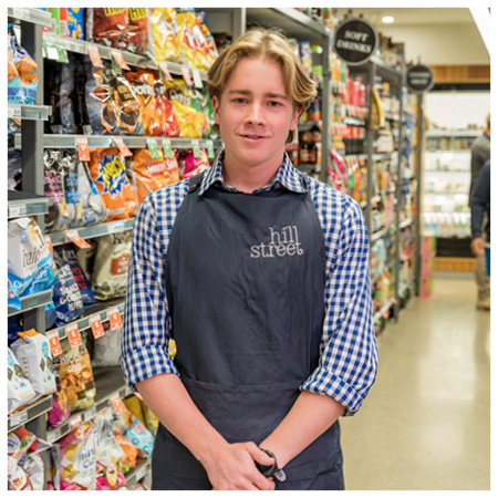 William, a Grocery Team Member at Hill Street West Hobart