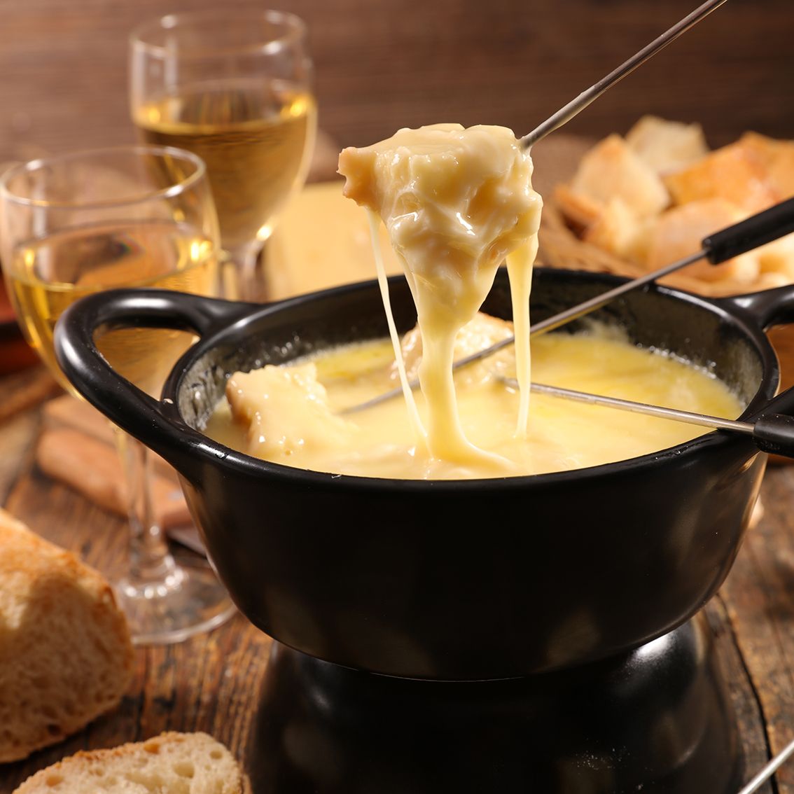 And it’s a perfect time for a gooey baked Camembert or fondue And it’s a perfect time for a gooey baked Camembert.