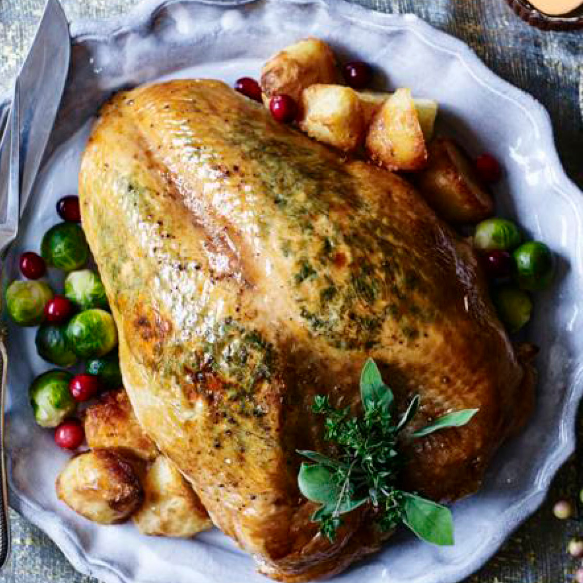 roaste turkey buffe with herb butter and nut stuffing.jpg