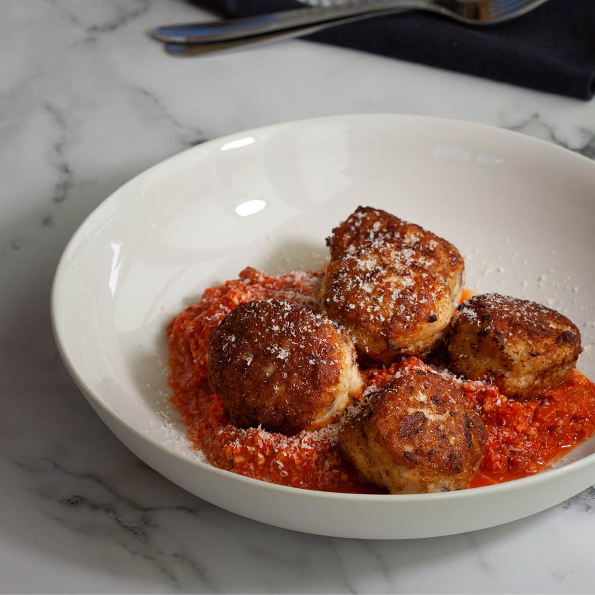 Chicken Meatballs in Roasted Capsicum and Tomato Sauce.jpg