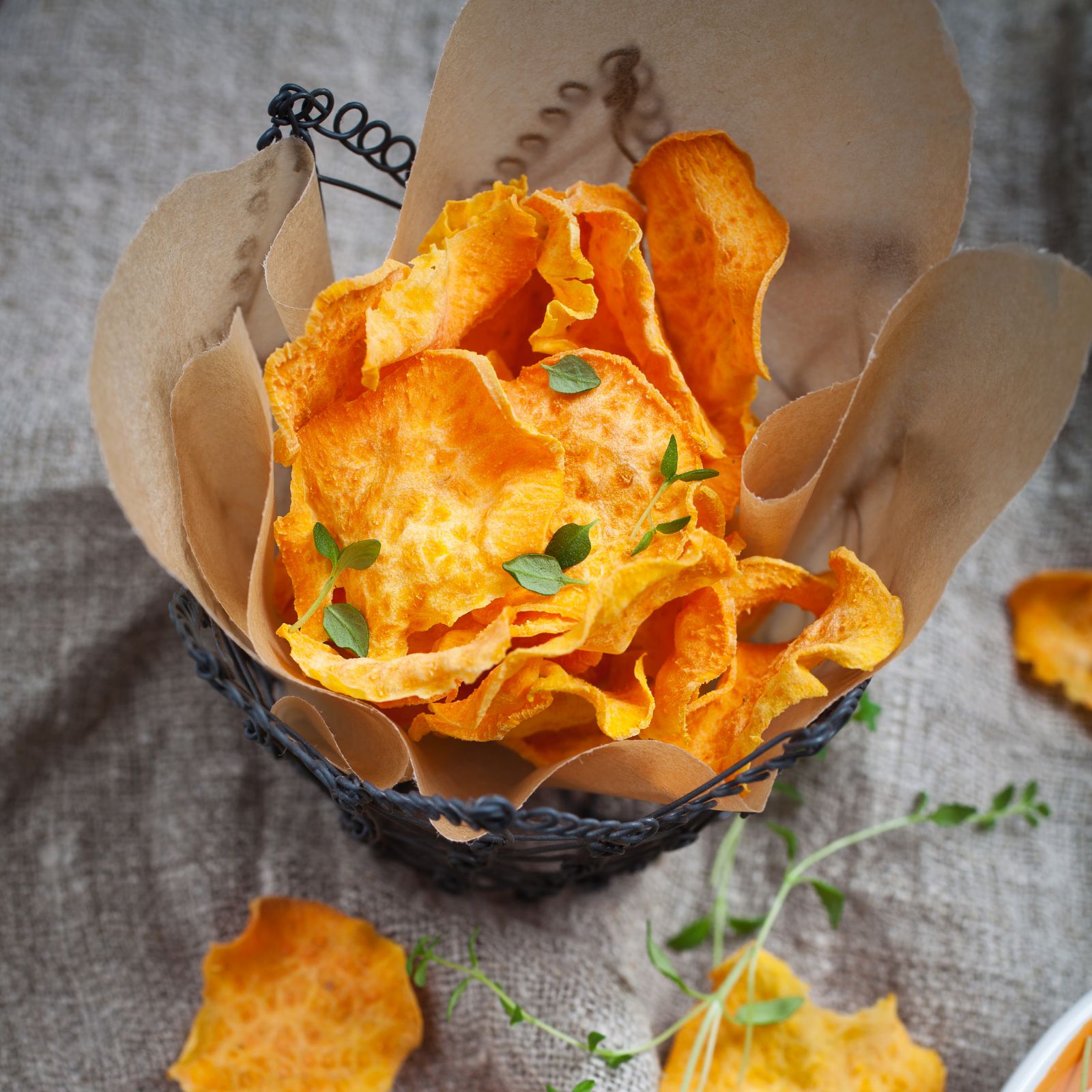 Baked Sweet Potato Chips - EATING WELL DIARY