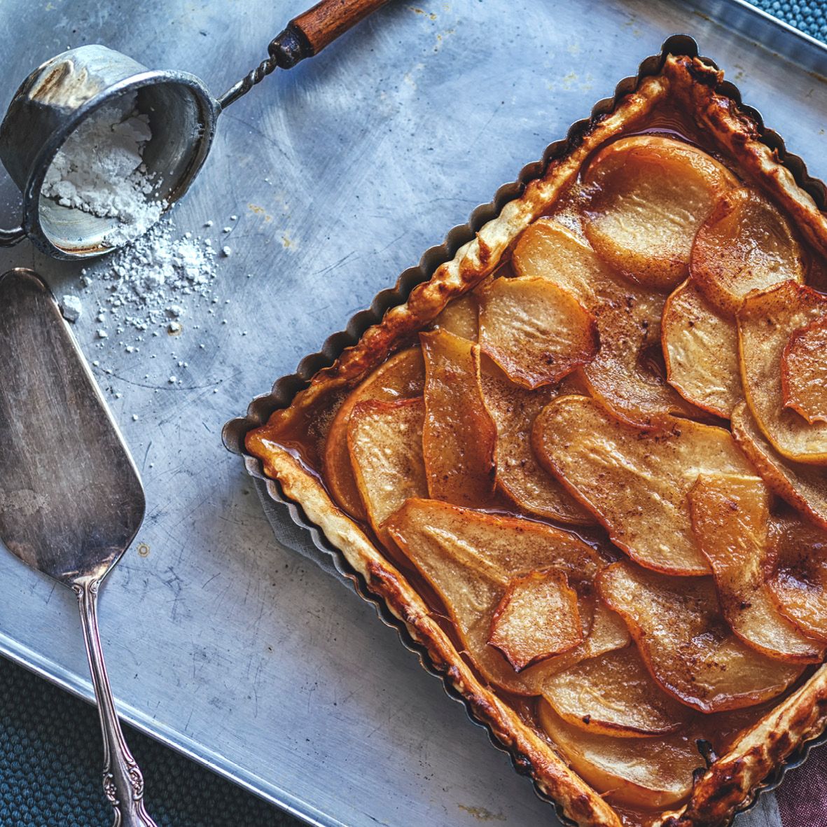 Brown butter and cardamom pear tart.jpg