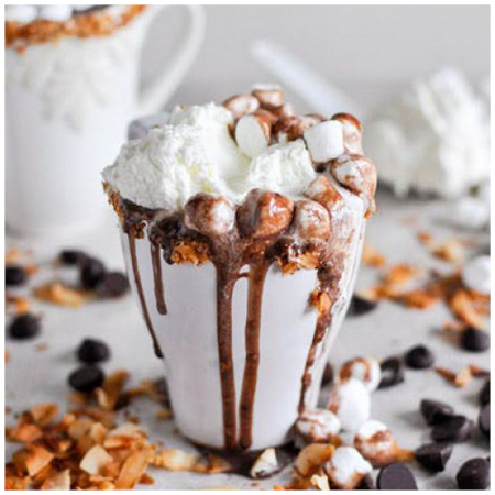 Coconut Cream Hot Chocolate