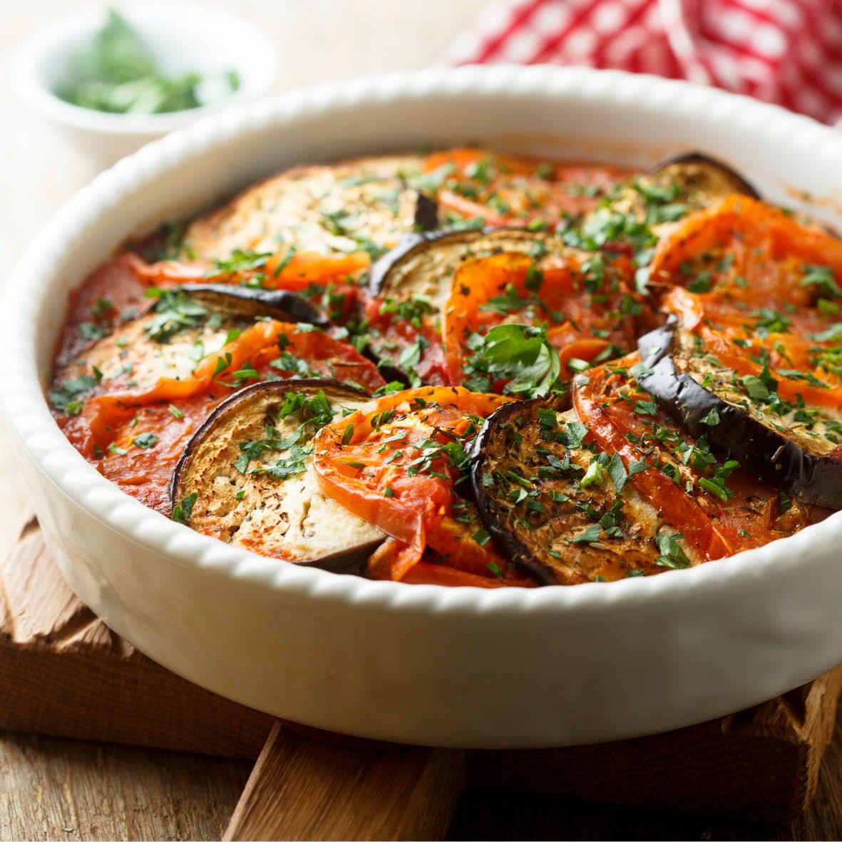 Eggplant and Tomato bake