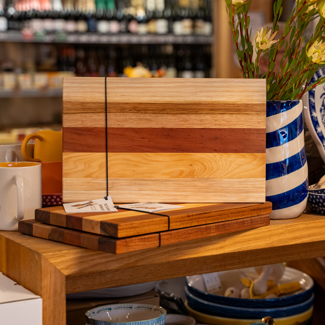 A Tasmanian timber bread board