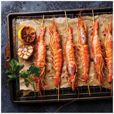 Barbecued Prawns