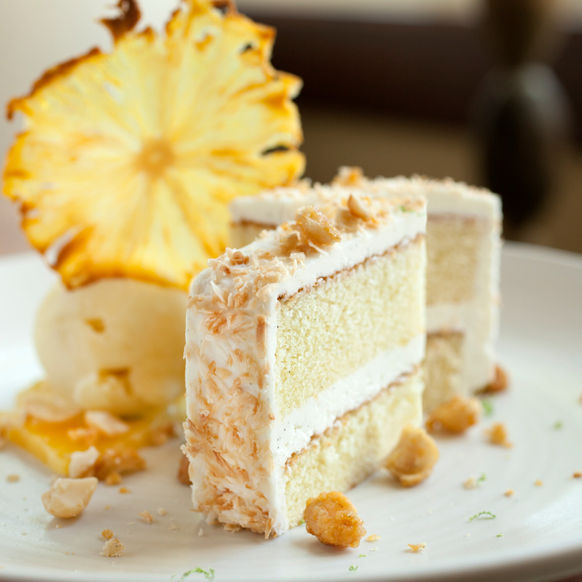 Spice and Curry: Pineapple Banana Coconut Coffee Cake