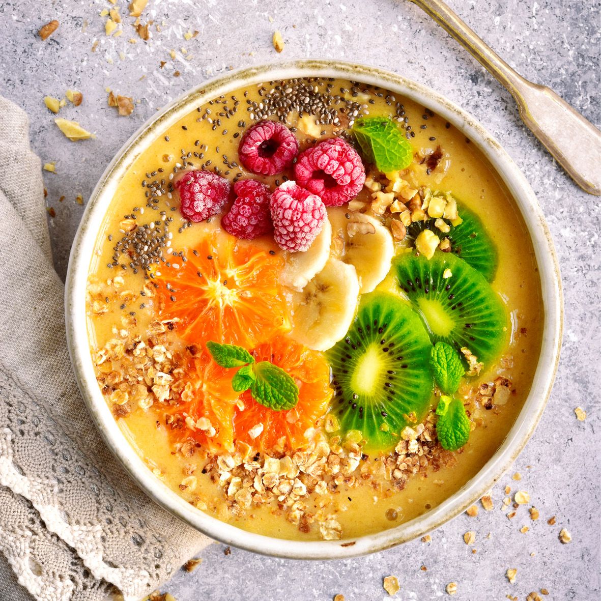 Orange Banana Smoothie Bowl :: Hill Street Grocer