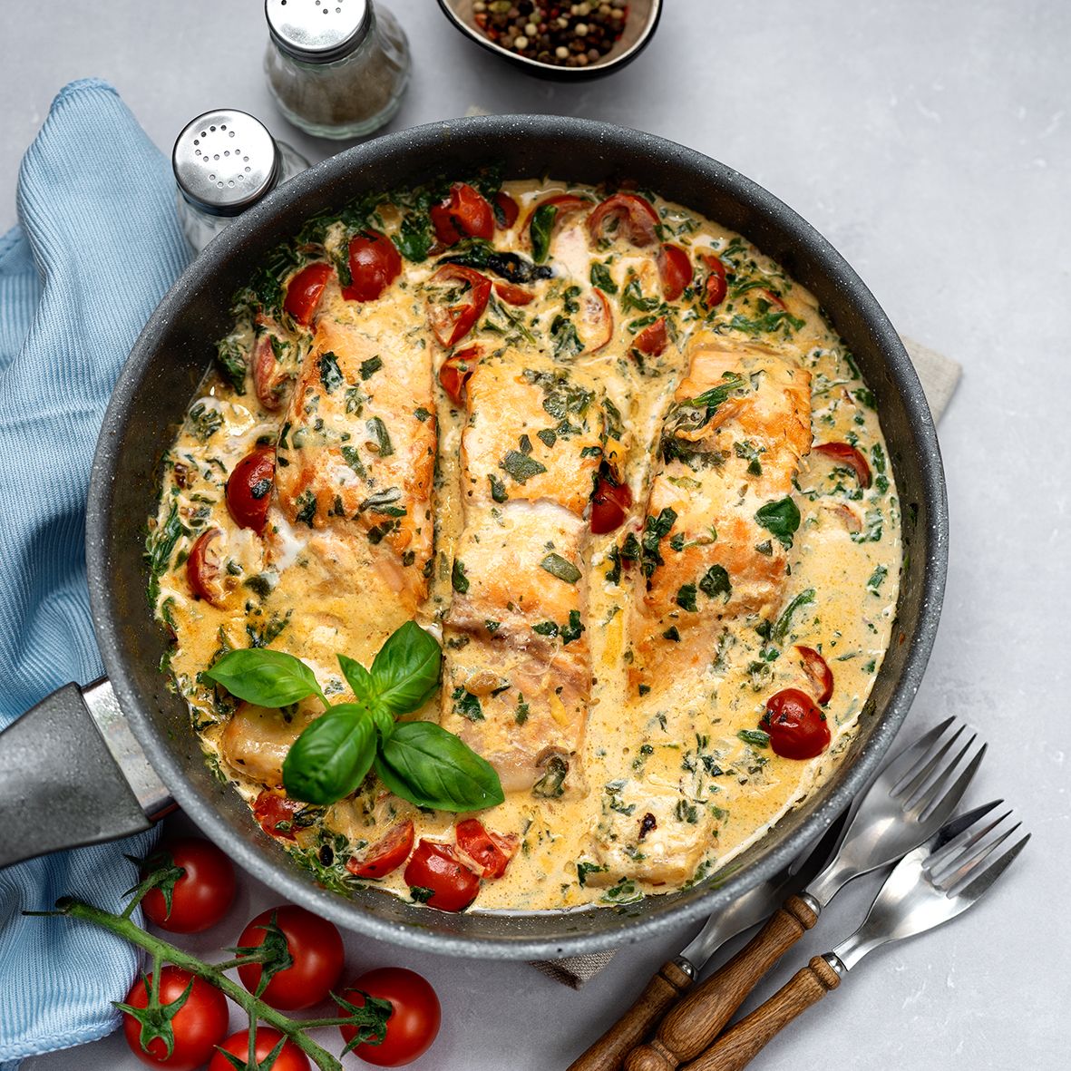 Salmon En Papillote with Mediterranean Vegetables