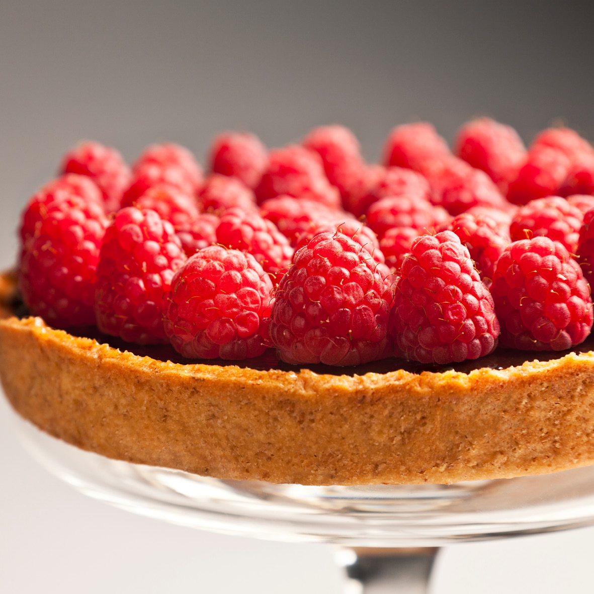 silky chocolate and raspberry tart.jpg