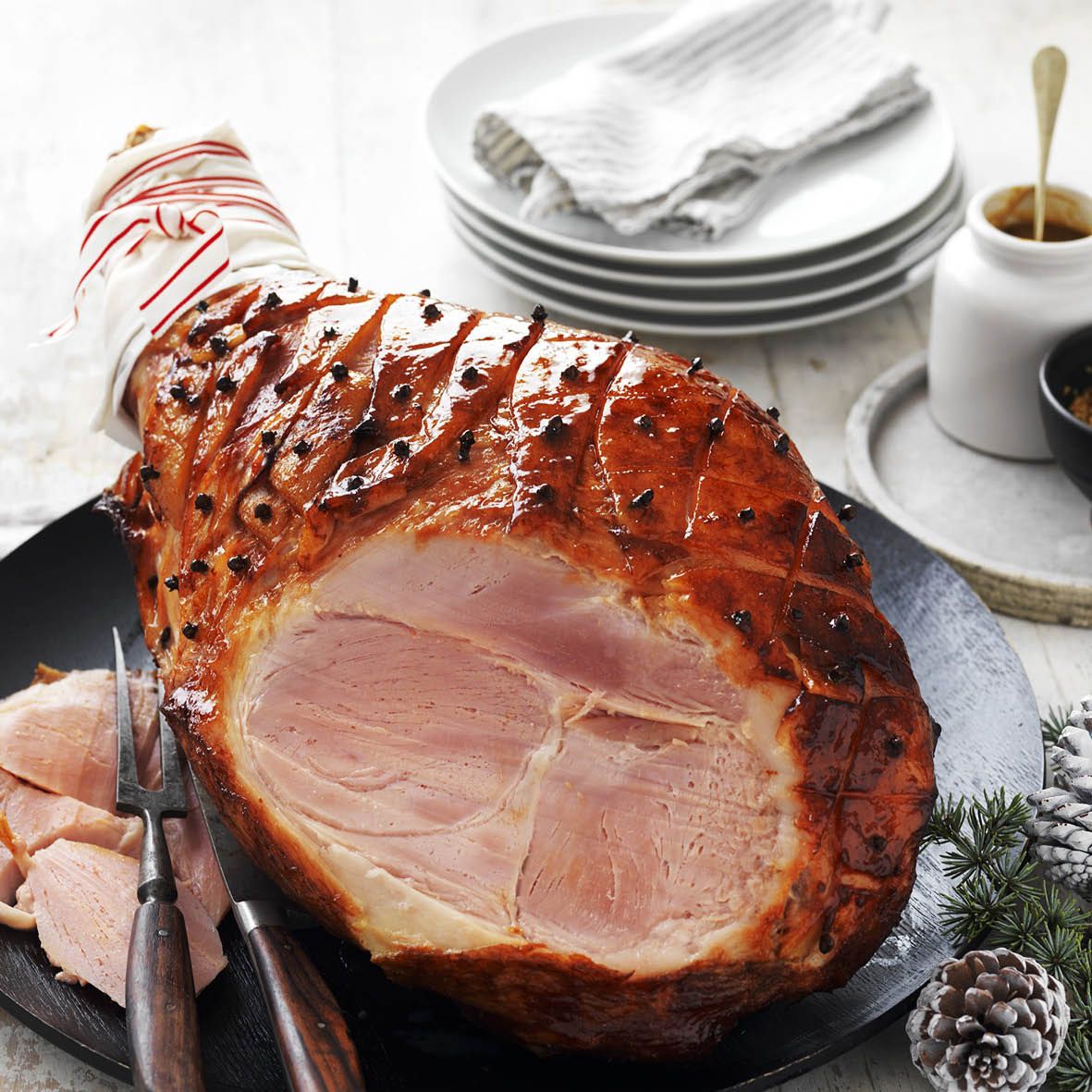 Ham With Beer and Brown Sugar Glaze Recipe