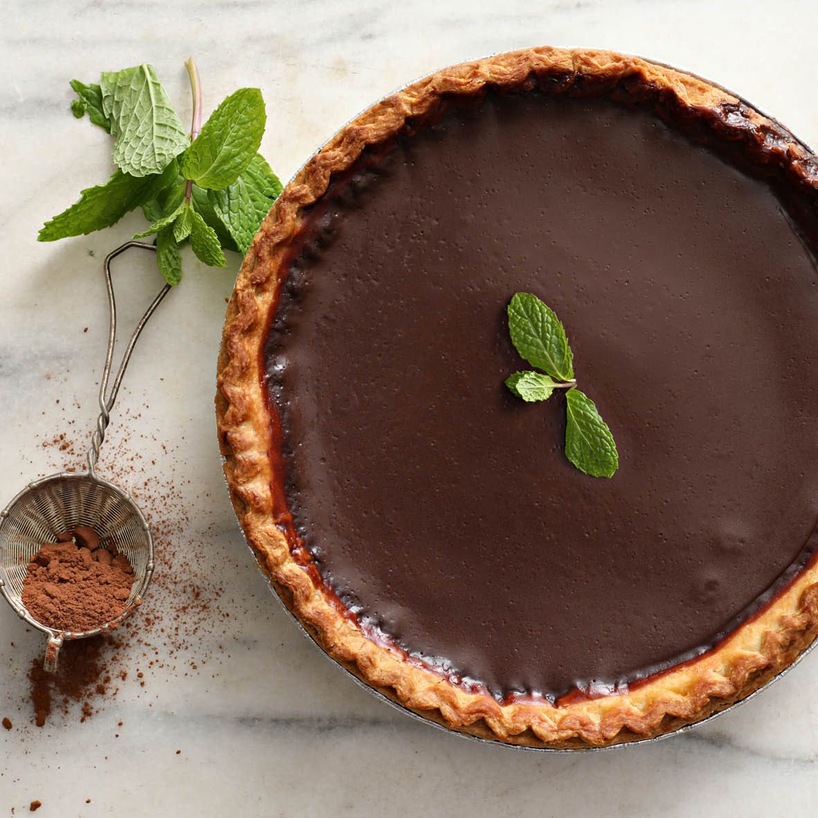 Choc Mint Pie