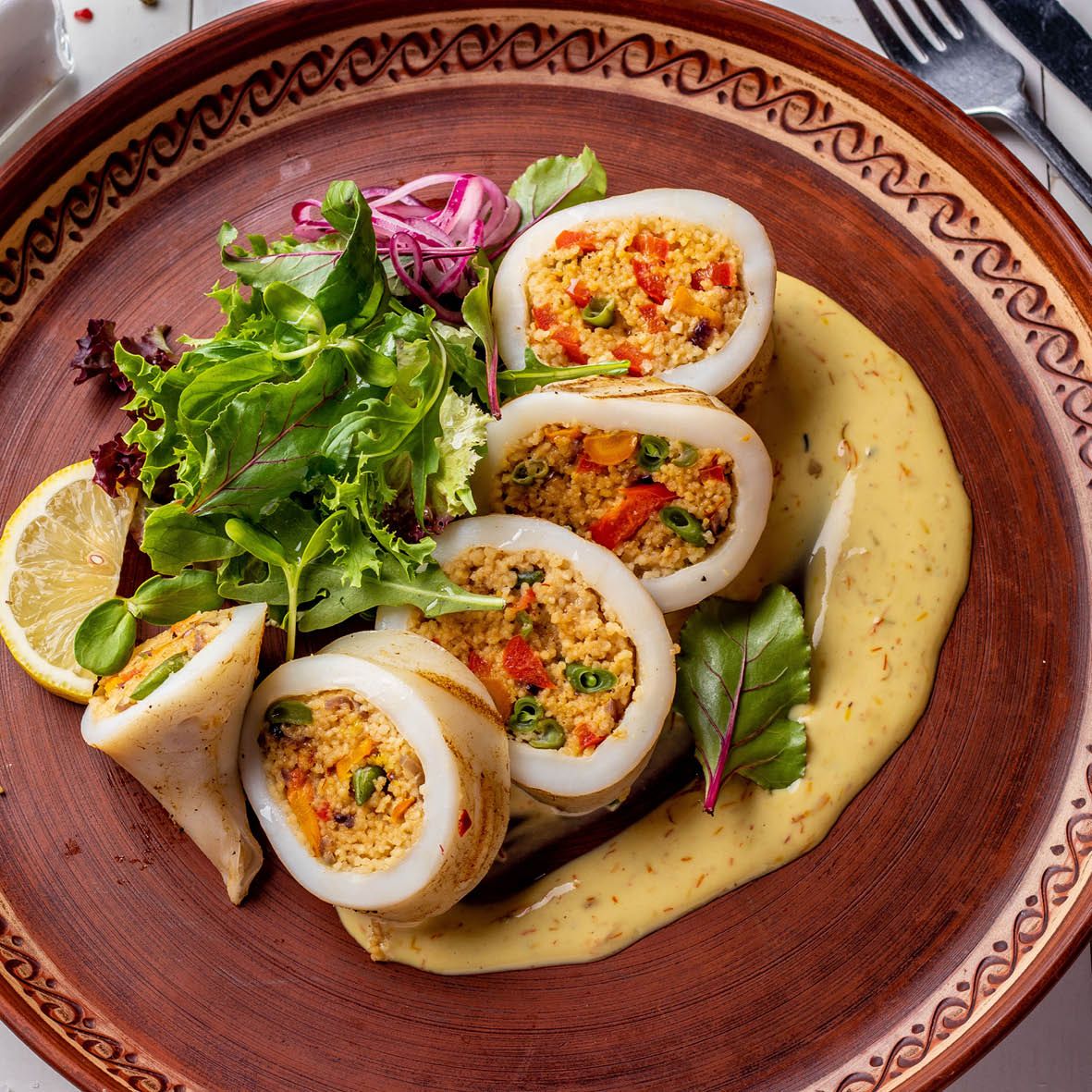 Salmon En Papillote with Mediterranean Vegetables