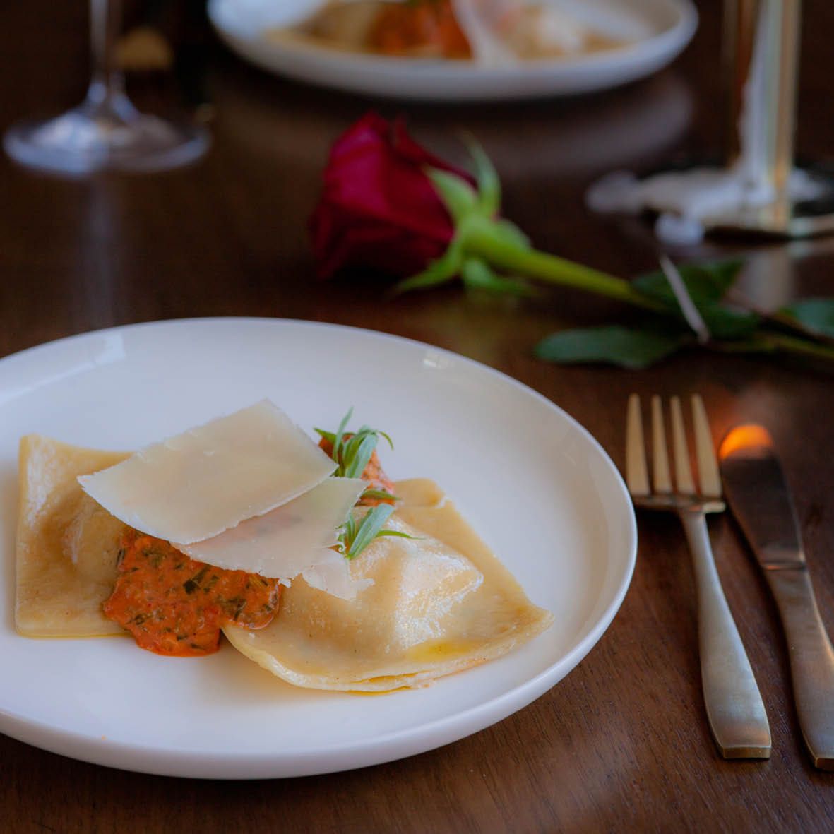 Crayfish and Prawn Ravioli with Tomato Tarragon Sauce.jpg