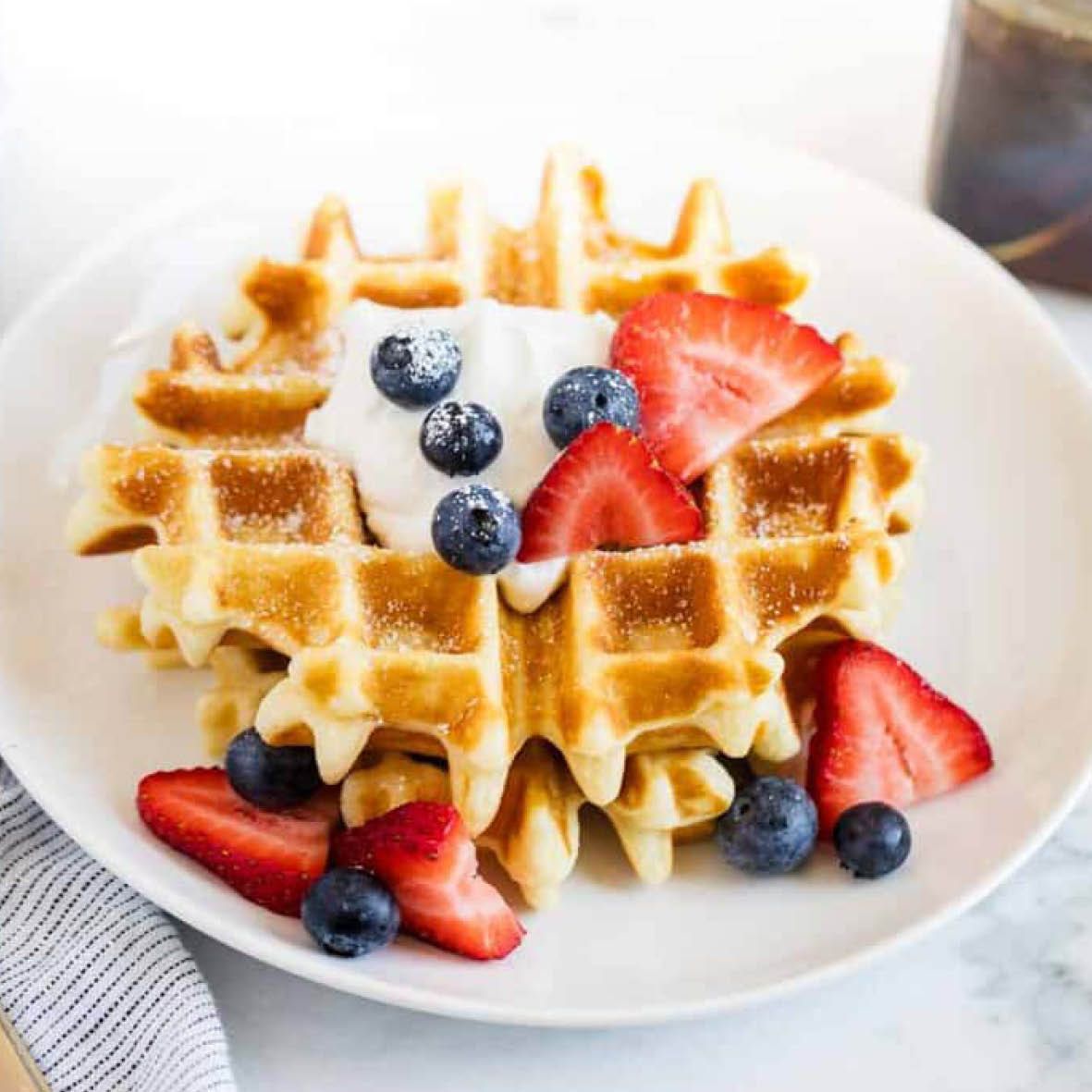 Homemade Belgian Waffles