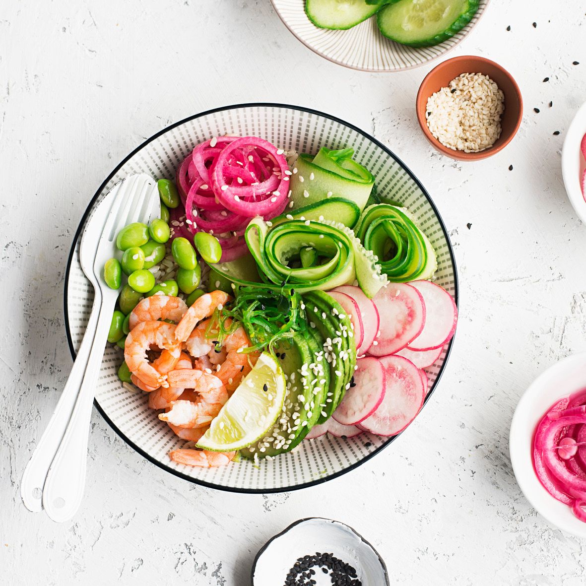 Pickled vegetable and prawn poke bowl.jpg