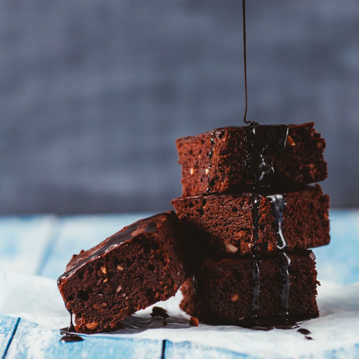 Choc hazelnut brownies with chocolate drizzle.jpg