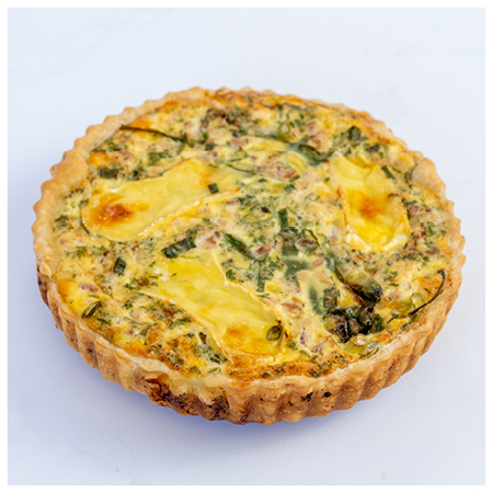 Leg Ham and Brie Quiche